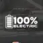 100% Electric Sticker