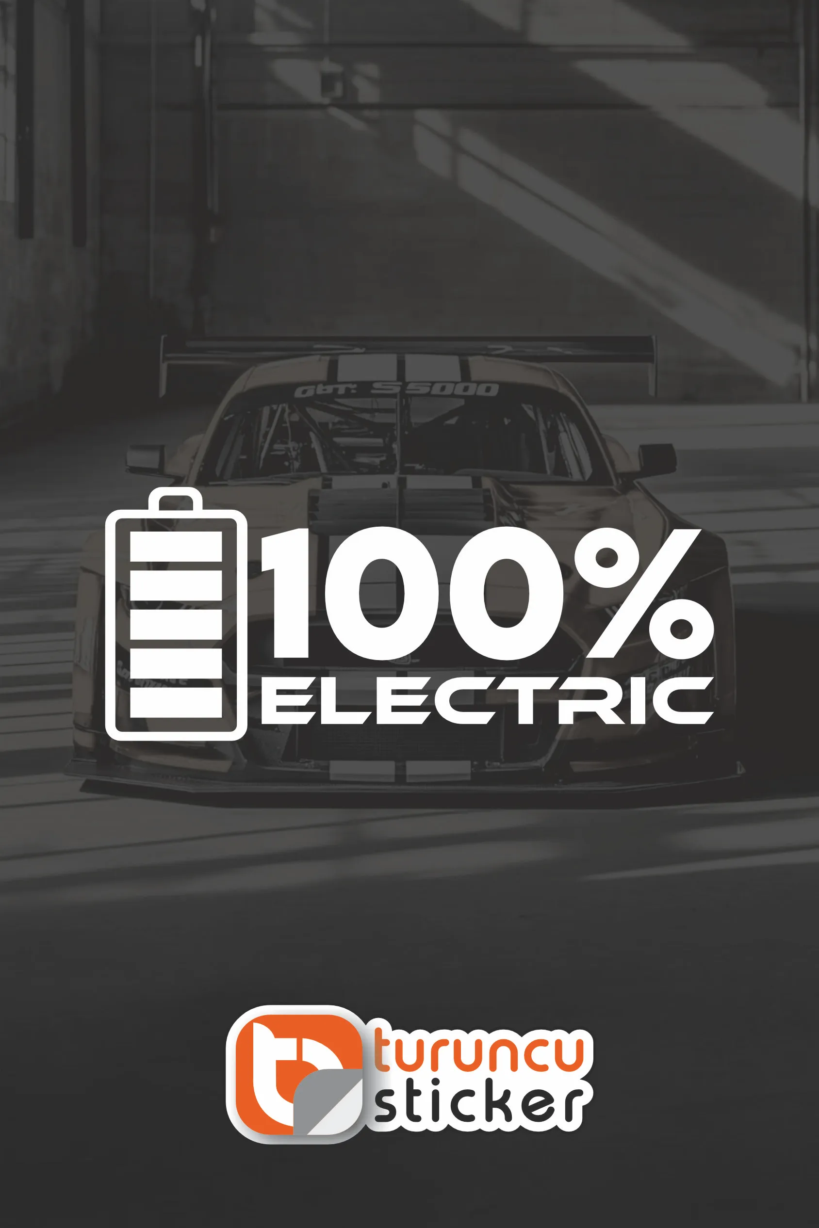 100% Electric Sticker 100% Electric Sticker